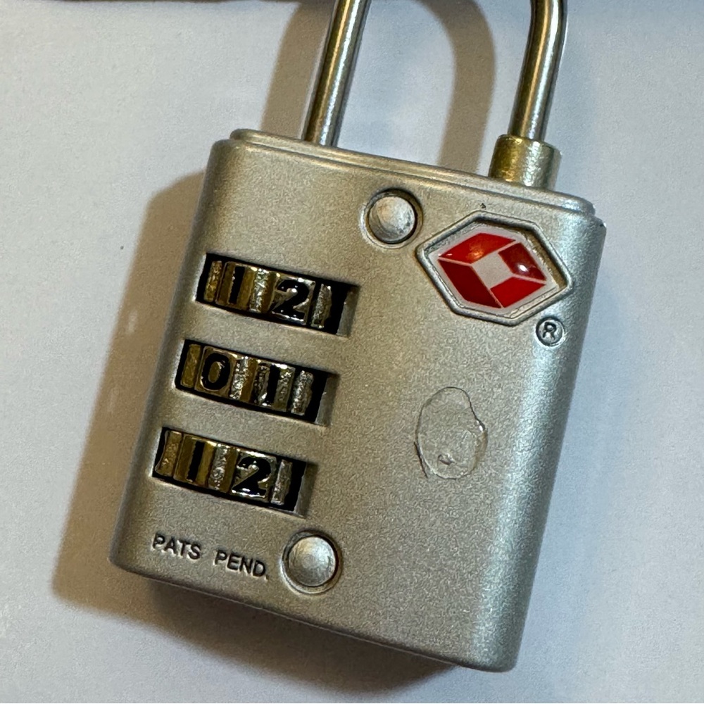 TSA-Approved Travel Sentry Combination Luggage Lock